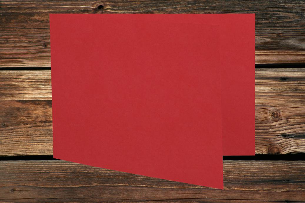 Klappkarten 105x210/420 mm langdoppelt Rosenrot 230 g/qm